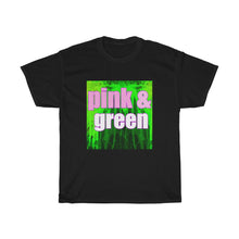 Load image into Gallery viewer, Pink and Green Abst ract T-shirt