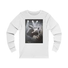 Load image into Gallery viewer, Guitar Man Unisex Jersey Long Sleeve Tee