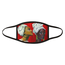 Load image into Gallery viewer, Red and White Sisterhood  Mixed-Fabric Face Mask