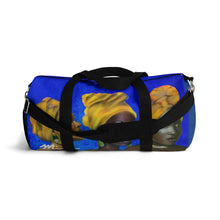 Load image into Gallery viewer, Blue and Gold Sisterhood Duffel Bag