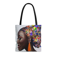 Load image into Gallery viewer, Afro -Puff Tote Bag