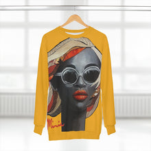 Load image into Gallery viewer, Diva yellow AOP Unisex Sweatshirt