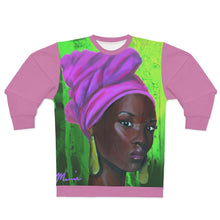 Load image into Gallery viewer, Pink and Green 3 AOP Unisex Sweatshirt