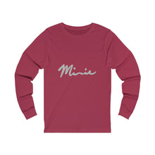 Load image into Gallery viewer, Minnie Logo Unisex Jersey Long Sleeve Tee