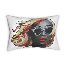 Load image into Gallery viewer, Diva Spun Polyester Lumbar Pillow