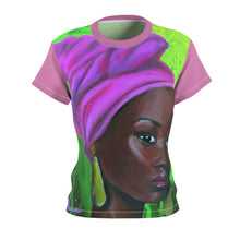 Load image into Gallery viewer, Pink and Green 2 Women's AOP Cut & Sew Tee