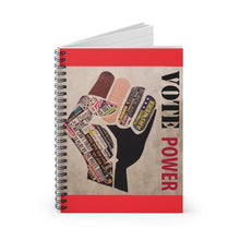Load image into Gallery viewer, Vote Power Notebook