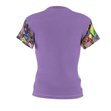 Load image into Gallery viewer, Afro Puff Women's AOP Cut & Sew Tee