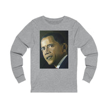 Load image into Gallery viewer, Obama Unisex Jersey Long Sleeve Tee