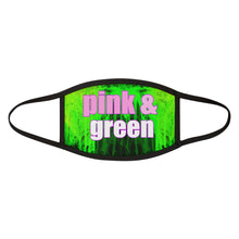 Load image into Gallery viewer, Pink and Green Abstract Face Mask