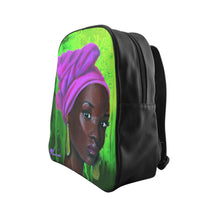 Load image into Gallery viewer, Pink and Green 2 Backpack
