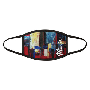 Abstract Minnie Signature Mixed-Fabric Face Mask