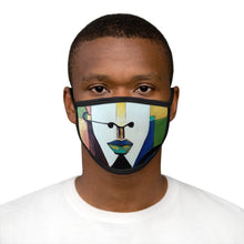Load image into Gallery viewer, Abstract He&#39;s The Man Mixed-Fabric Face Mask
