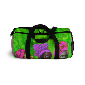 Pink  and Green Sisterhood Duffel Bag