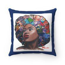 Load image into Gallery viewer, HAIR 2 BLUE Spun Polyester Square Pillow
