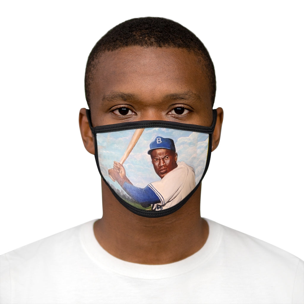 Jackie Robinson #42  Mixed-Fabric Face Mask
