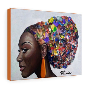 Afro Puff Canvas