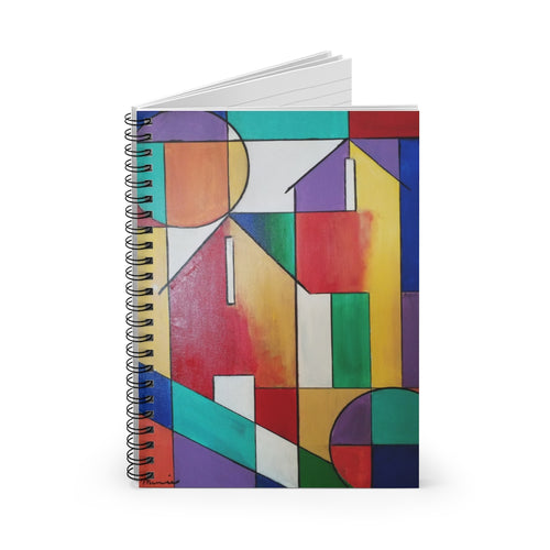 colorful  abstract notebook