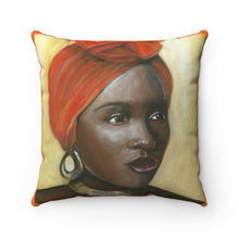 Load image into Gallery viewer, ORANGE BEAUTY - Square Pillow
