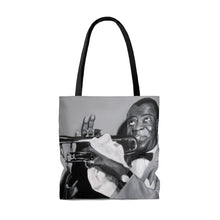 Load image into Gallery viewer, Louie Armstrong Tote Bag
