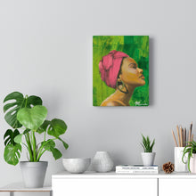 Load image into Gallery viewer, Pink and green art, aka art, aka sorority art
