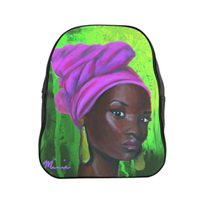 Pink and Green 2 Backpack
