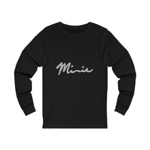 Load image into Gallery viewer, Minnie  Logo Unisex Jersey Long Sleeve Tee
