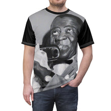 Load image into Gallery viewer, Louie Armstrong Unisex AOP Cut &amp; Sew Tee
