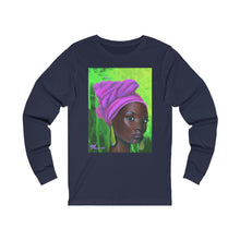 Load image into Gallery viewer, Pink and Green 3 Unisex Jersey Long Sleeve Tee
