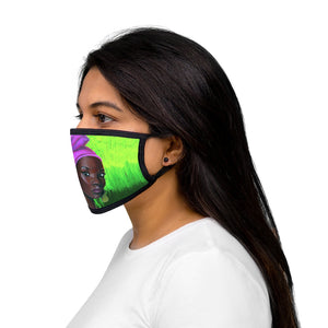 Pink and Green 2 - Face Mask