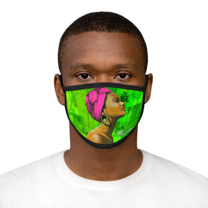 Pink and Green 1 Face Mask