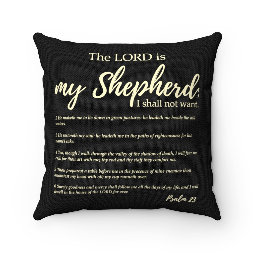 Psalm 23  Square Pillow