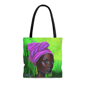 Pink and Green 2 Tote Bag