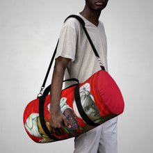 Load image into Gallery viewer, Red and White Sisterhood Duffel Bag
