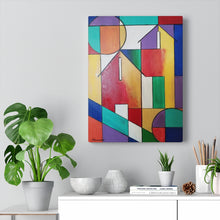Load image into Gallery viewer, Abstract House Canvas Gallery Wraps
