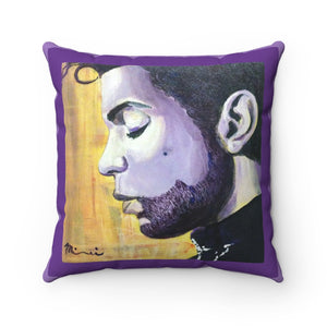 Prince  -  Purple Back  - Square Pillow