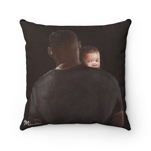Daddy Protector Square Pillow