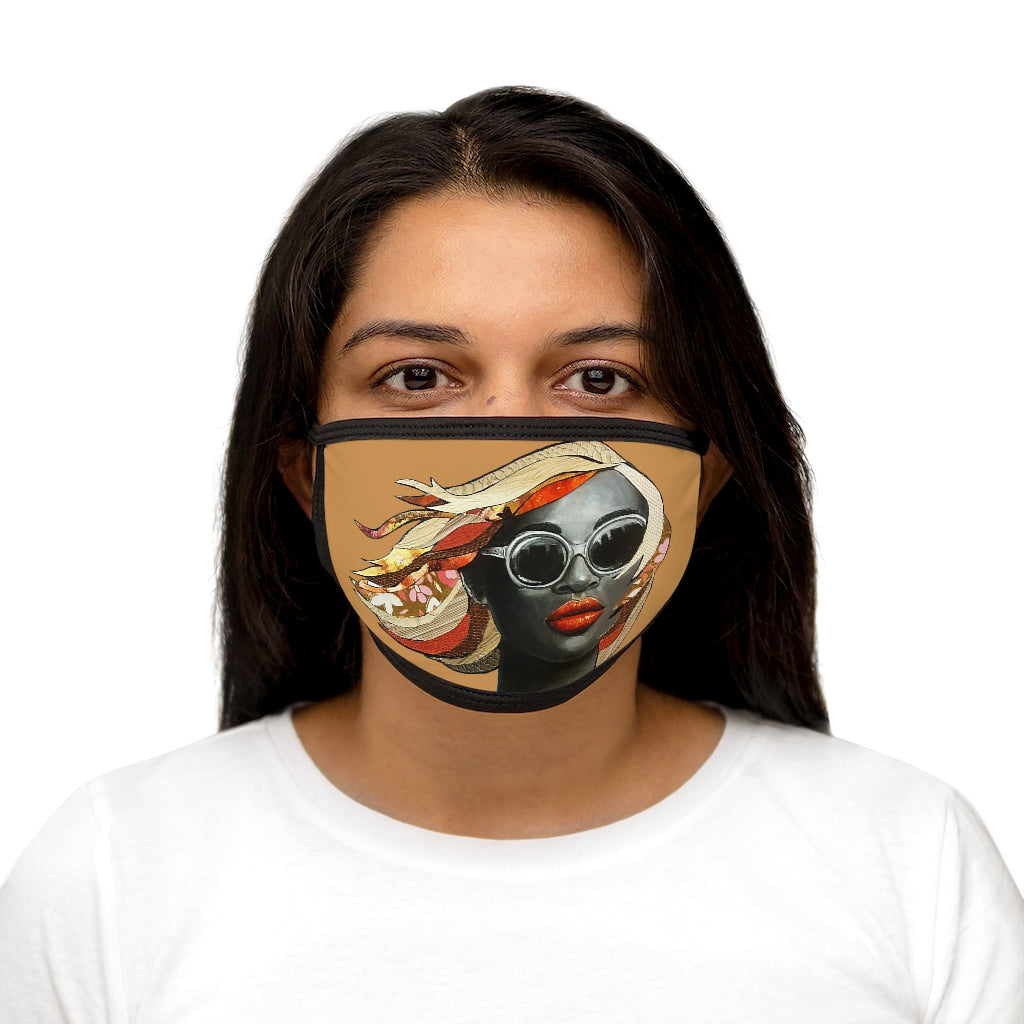 Diva  Mixed-Fabric Face Mask