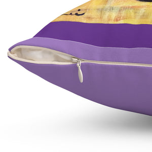Prince  -  Purple Back  - Square Pillow