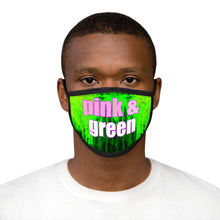 Load image into Gallery viewer, Pink and Green Abstract Face Mask
