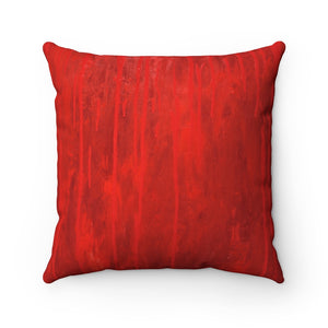Psalm 23  Red Square Pillow
