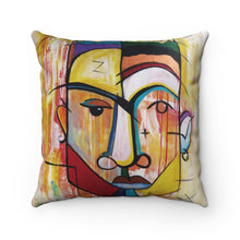 Load image into Gallery viewer, HE&#39;S THE MAN Spun Polyester Square Pillow
